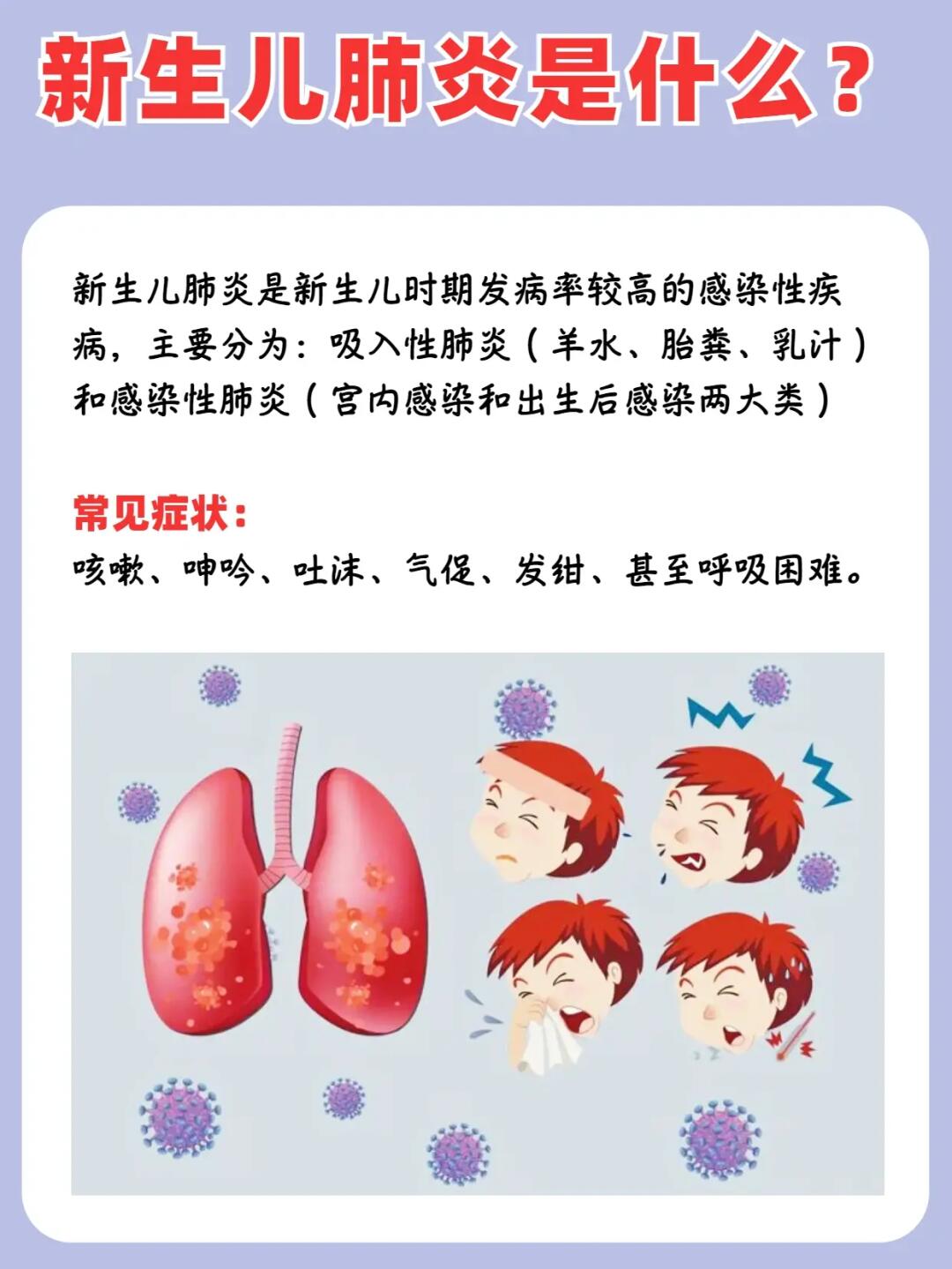 肺炎最新病癥科普，全面了解你所需要知道的一切！